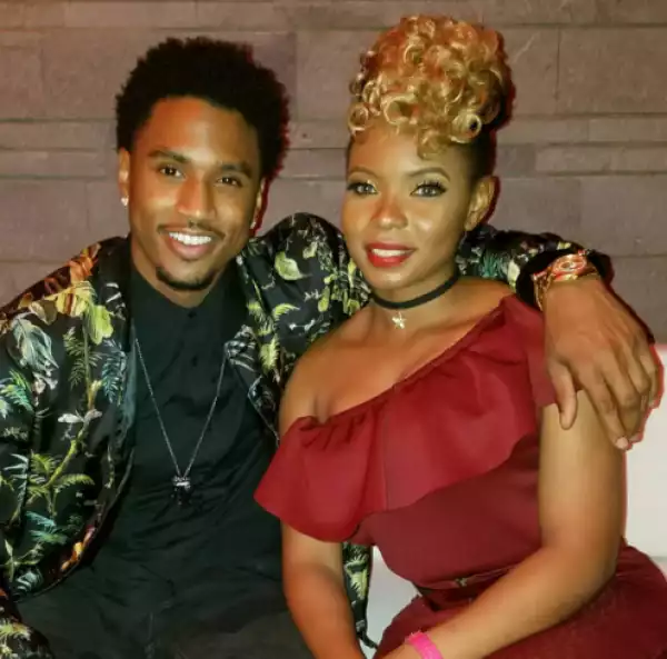 Yemi Alade Pictured With Trey Songz
